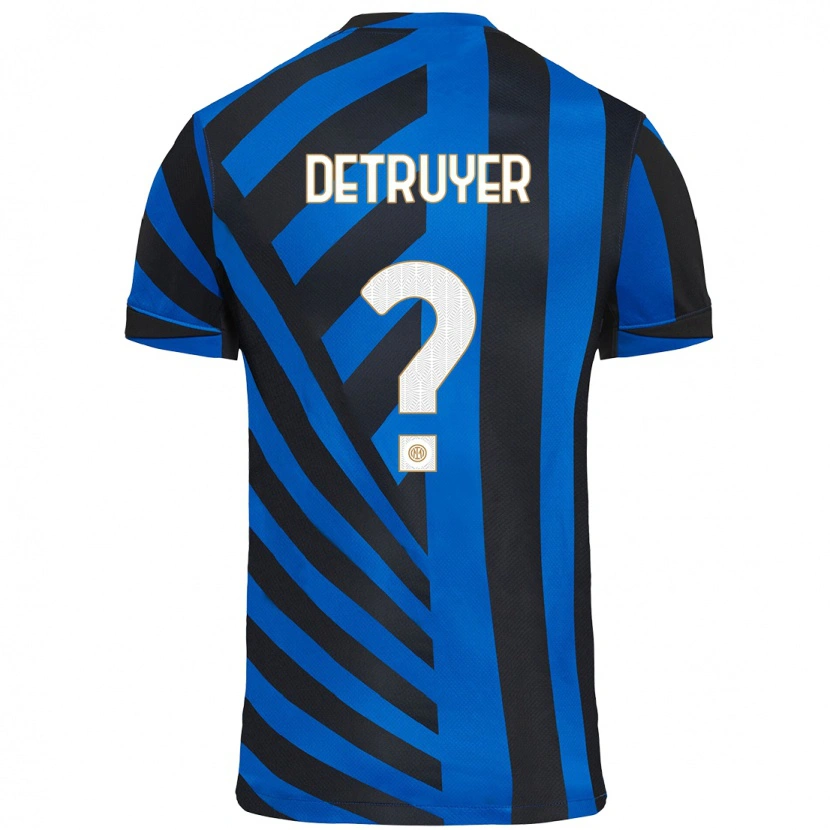 DanxenレディースMarie Detruyer#0青黒ホームシャツ2024/25ジャージーユニフォーム