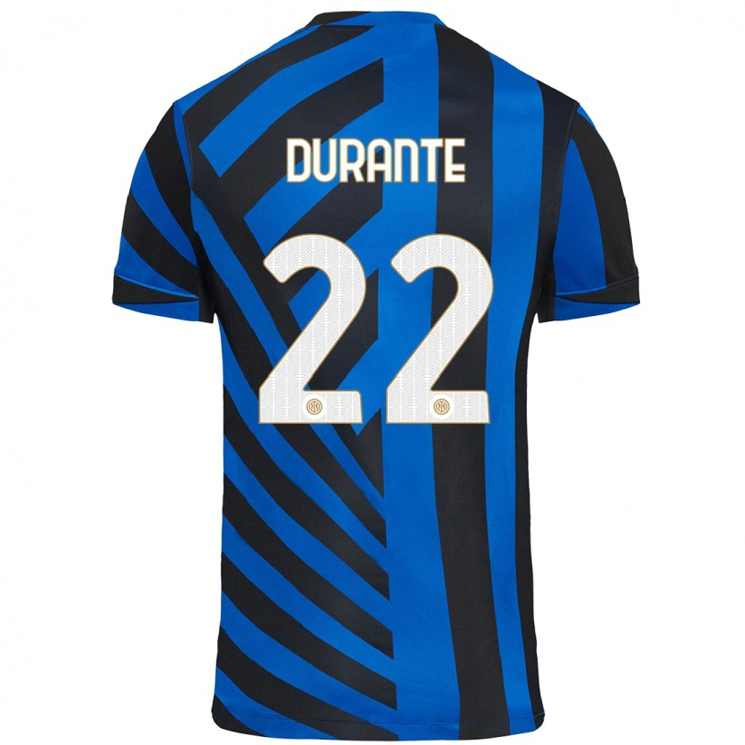 Danxenレディースフランチェスカ・ドゥランテ#22青黒ホームシャツ2024/25ジャージーユニフォーム