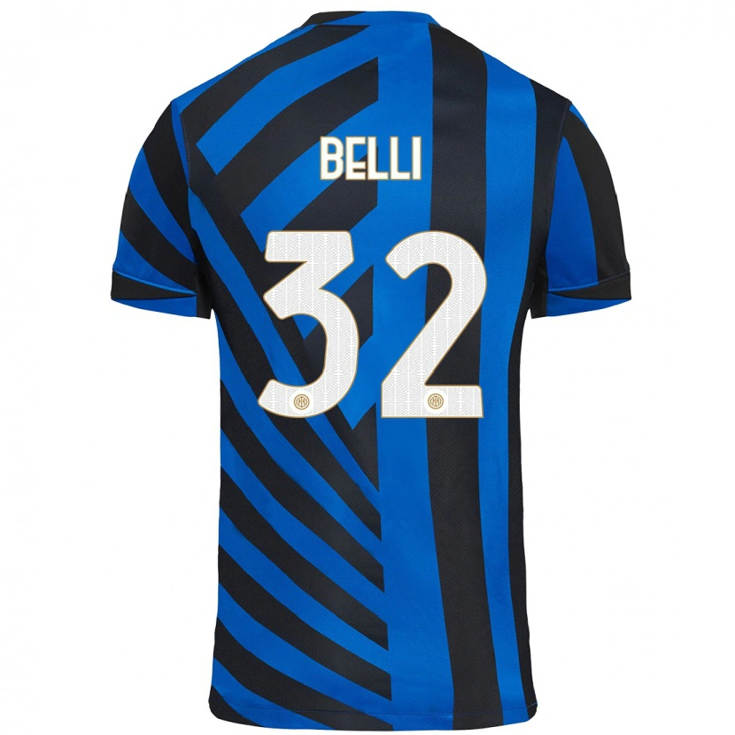 DanxenレディースElena Belli#32青黒ホームシャツ2024/25ジャージーユニフォーム
