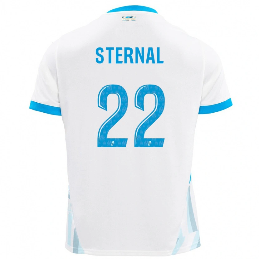 DanxenレディースEnzo Sternal#22白 空 青ホームシャツ2024/25ジャージーユニフォーム