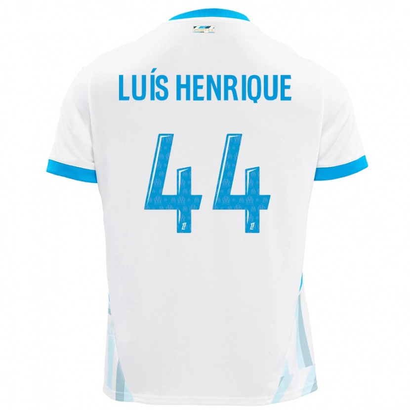 DanxenレディースLuis Henrique#44白 空 青ホームシャツ2024/25ジャージーユニフォーム