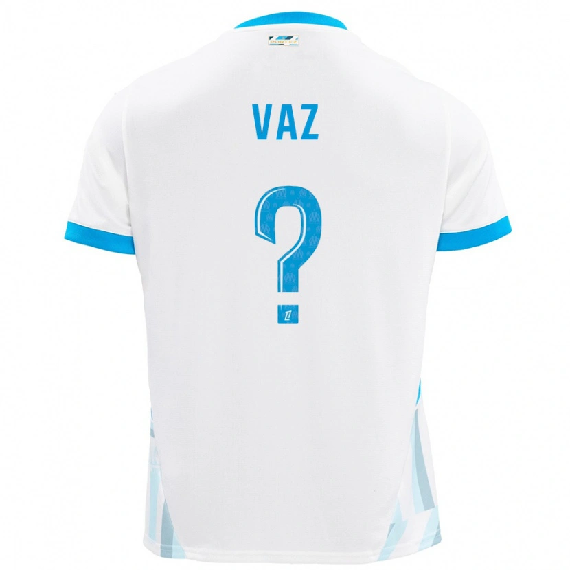 DanxenレディースRobinio Vaz#0白 空 青ホームシャツ2024/25ジャージーユニフォーム