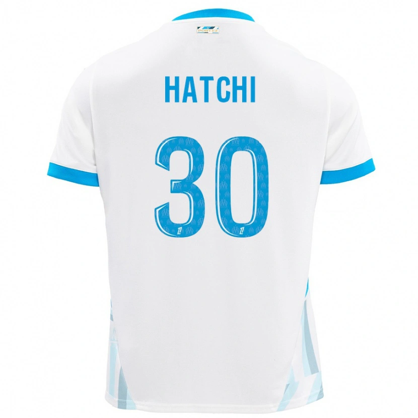 DanxenレディースAnaïs Hatchi#30白 空 青ホームシャツ2024/25ジャージーユニフォーム