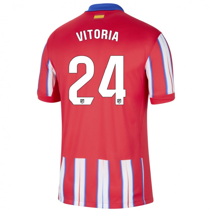 DanxenレディースAna Vitória#24赤 白 青ホームシャツ2024/25ジャージーユニフォーム