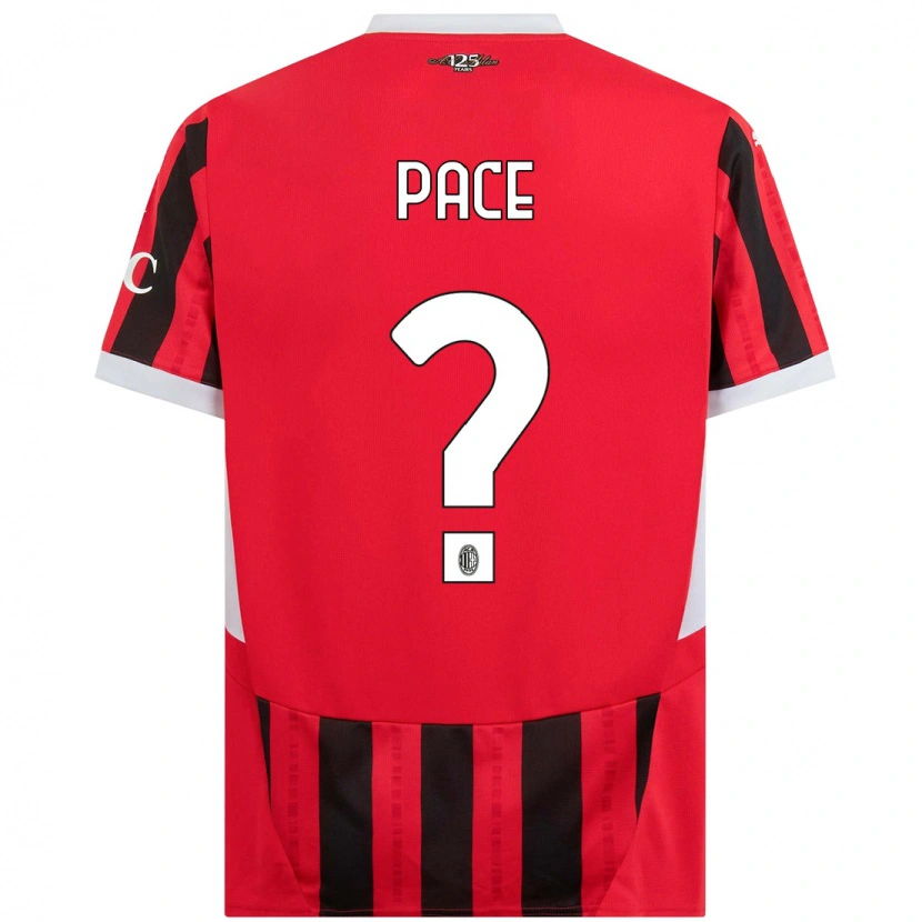 DanxenレディースAnthony Pace#0赤黒ホームシャツ2024/25ジャージーユニフォーム