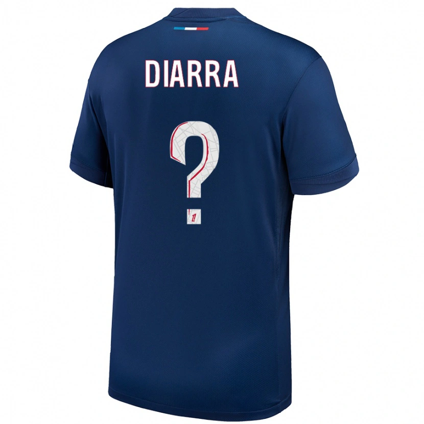 Danxenレディースイブラヒム・ディアラ#0ネイビーブルー ホワイトホームシャツ2024/25ジャージーユニフォーム