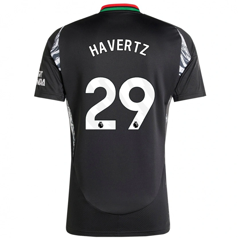 Danxenレディースカイ・ハフェルツ#29黒アウェイシャツ2024/25ジャージーユニフォーム