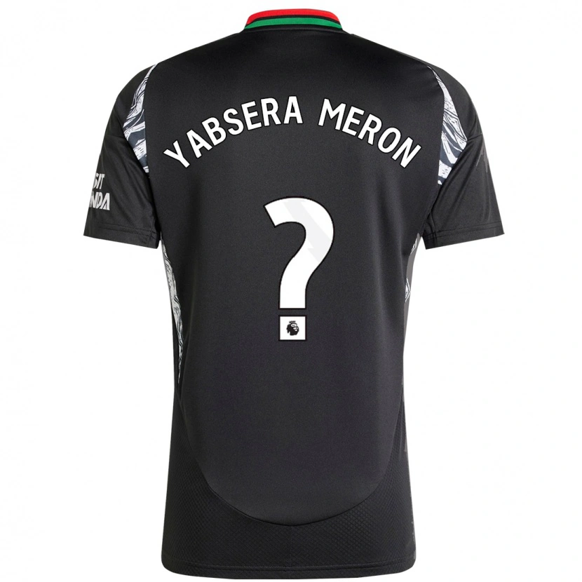 DanxenレディースYabsera Meron#0黒アウェイシャツ2024/25ジャージーユニフォーム