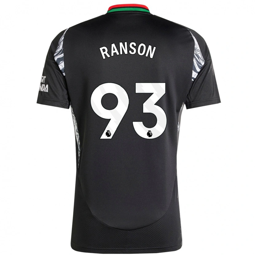 DanxenレディースKhari Ranson#93黒アウェイシャツ2024/25ジャージーユニフォーム
