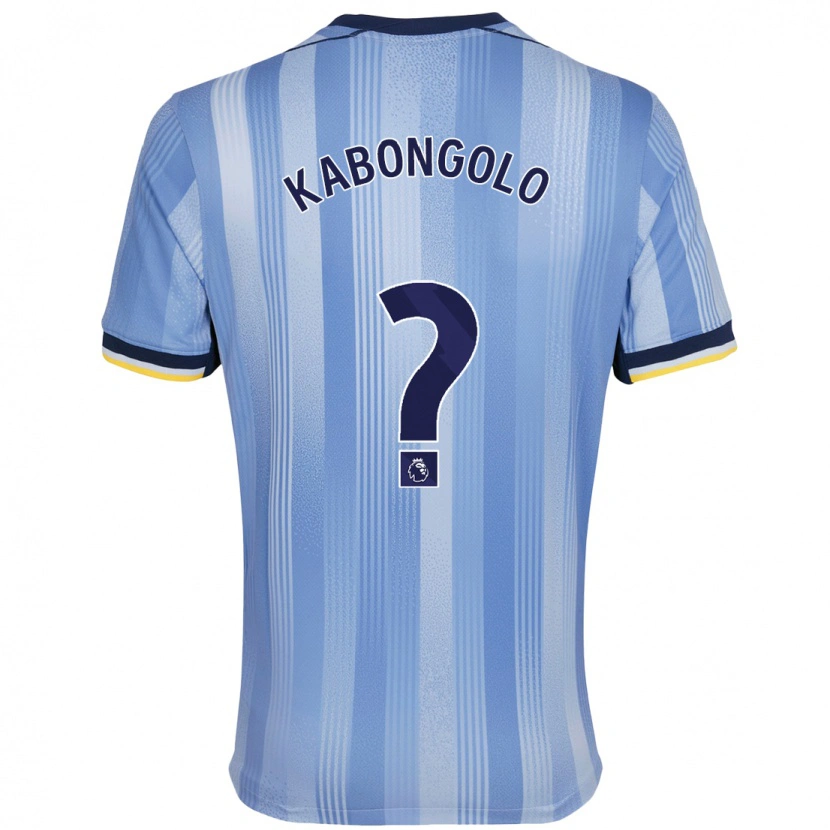 DanxenレディースMelvyn Kabongolo#0ライトブルーアウェイシャツ2024/25ジャージーユニフォーム