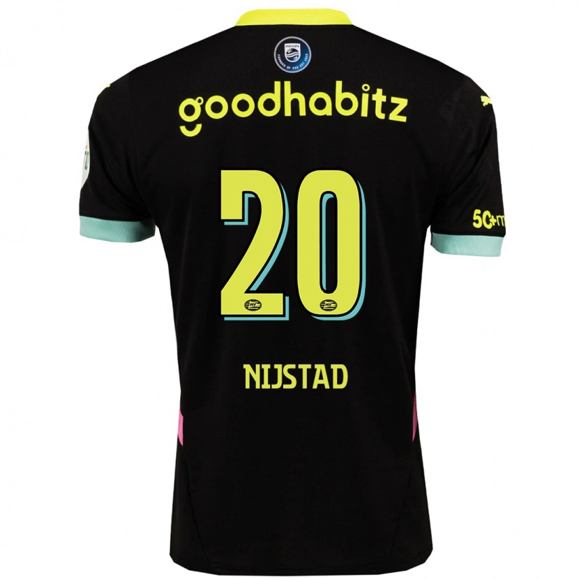 DanxenレディースNina Nijstad#20黒 黄アウェイシャツ2024/25ジャージーユニフォーム
