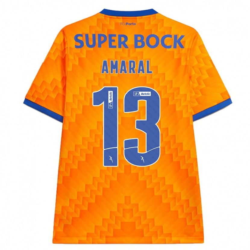 DanxenレディースFábio Amaral#13オレンジアウェイシャツ2024/25ジャージーユニフォーム
