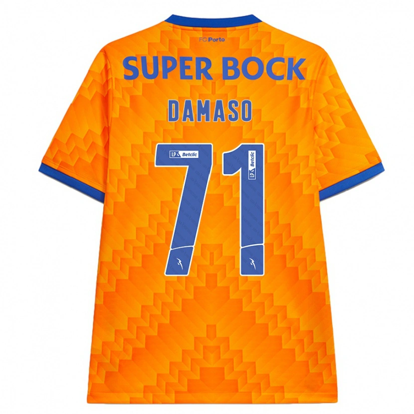DanxenレディースNico Damaso#71オレンジアウェイシャツ2024/25ジャージーユニフォーム