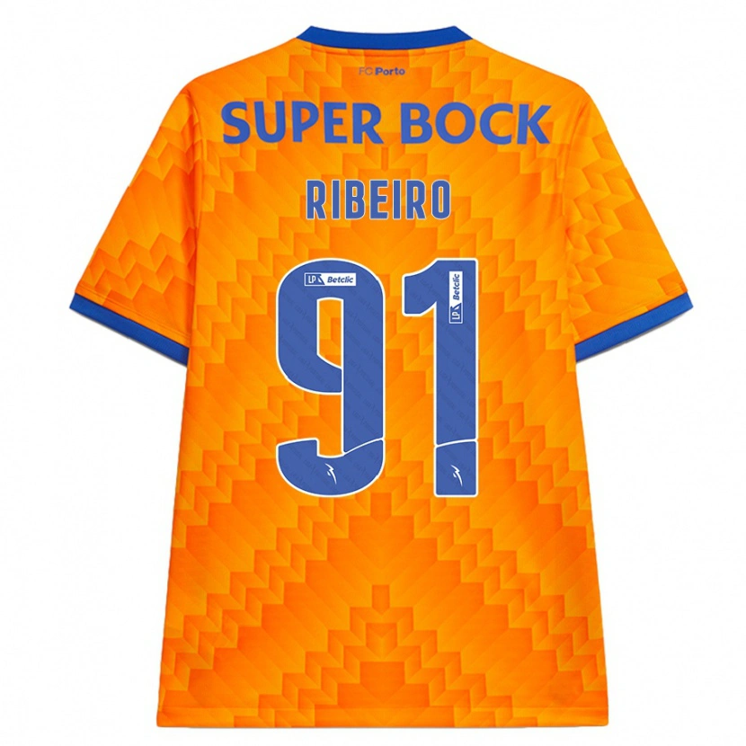 Danxenレディースゴンサロ・リベイロ#91オレンジアウェイシャツ2024/25ジャージーユニフォーム