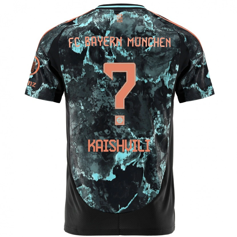 DanxenレディースJamal Kaishvili#0黒アウェイシャツ2024/25ジャージーユニフォーム