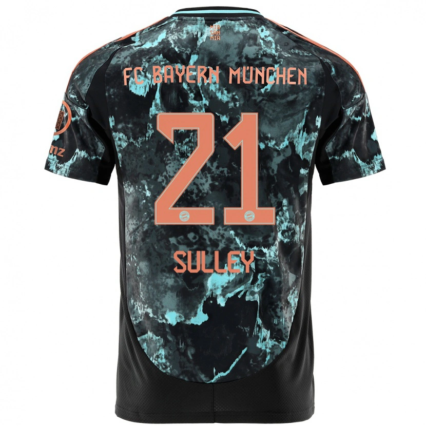 Danxenレディースウィリアムズバフォーサリー#21黒アウェイシャツ2024/25ジャージーユニフォーム