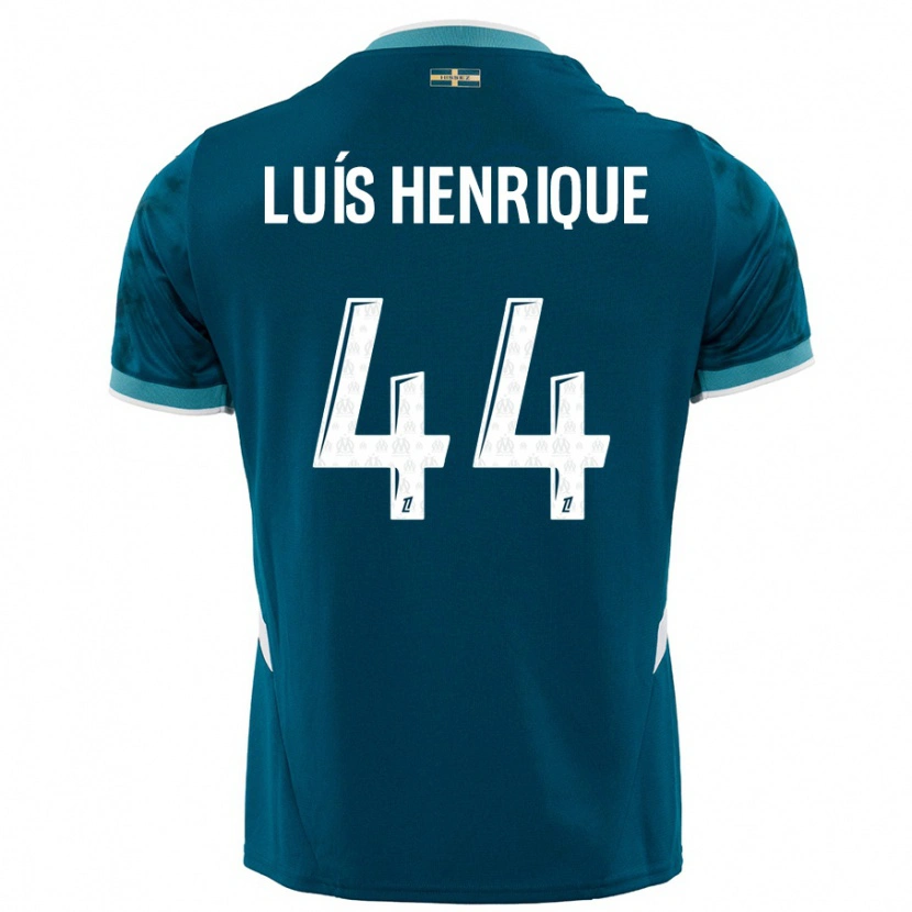 DanxenレディースLuis Henrique#44ターコイズブルーアウェイシャツ2024/25ジャージーユニフォーム
