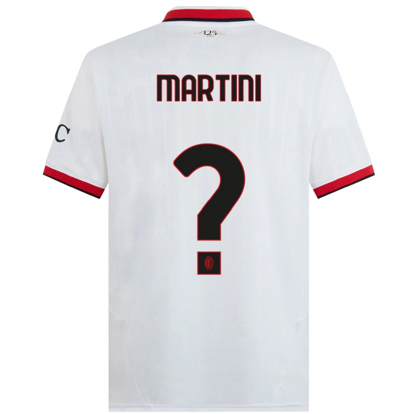 DanxenレディースThomas Martini#0白 黒 赤アウェイシャツ2024/25ジャージーユニフォーム