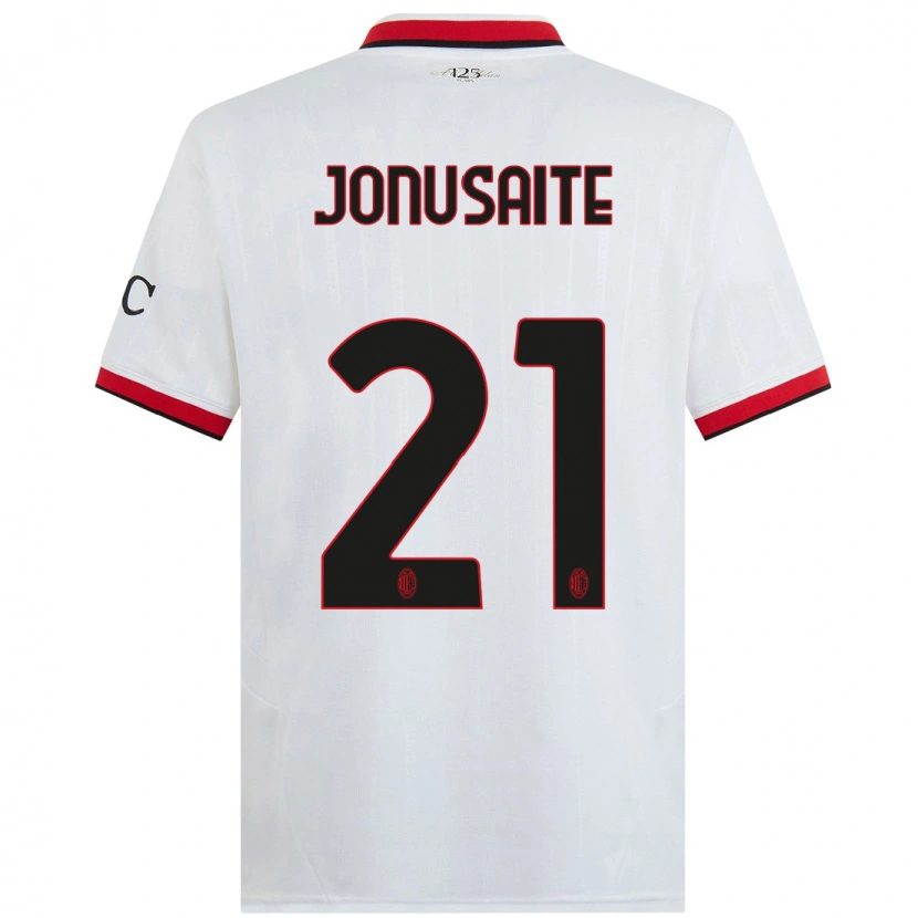Danxenレディースリマンテ・ヨヌシャイテ#21白 黒 赤アウェイシャツ2024/25ジャージーユニフォーム
