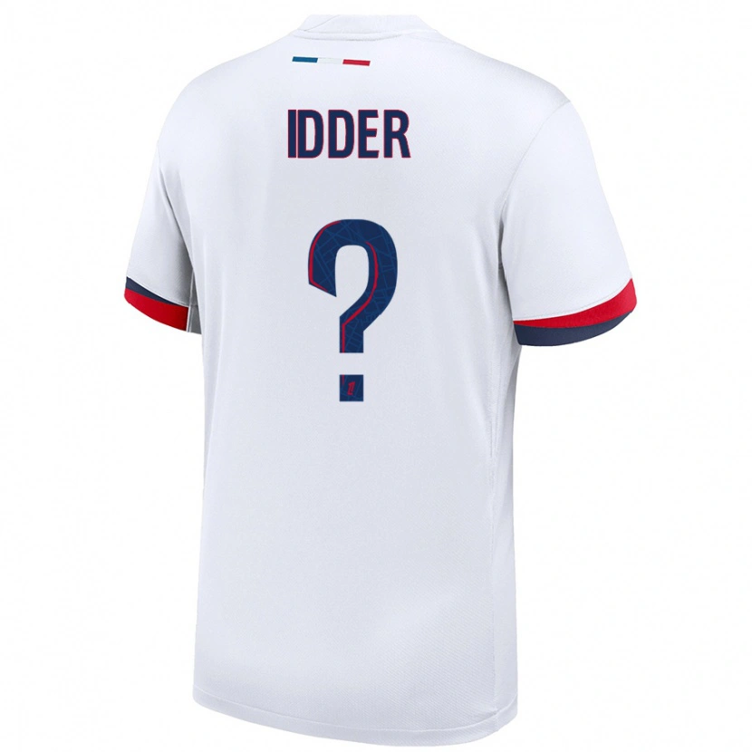 DanxenレディースYounes Idder#0白 青 赤アウェイシャツ2024/25ジャージーユニフォーム