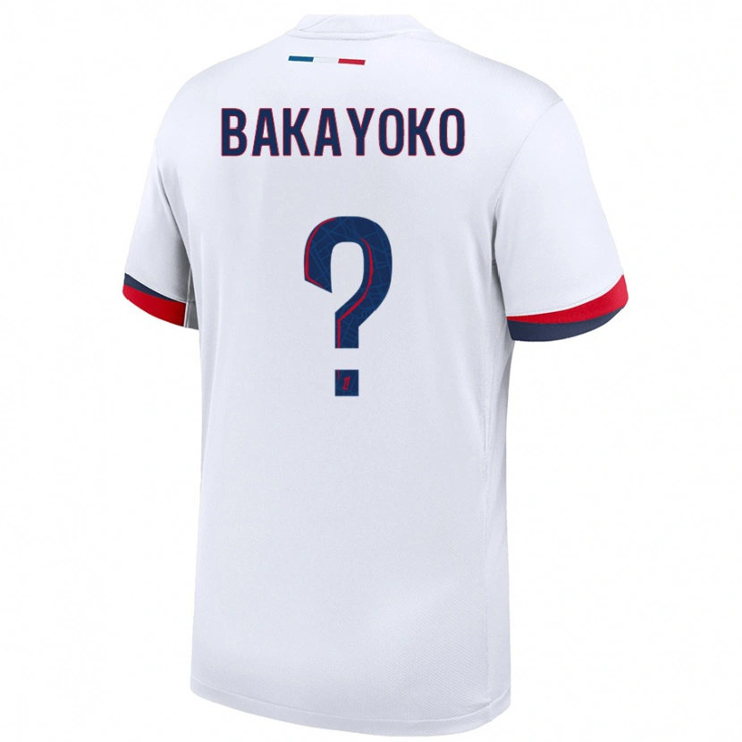 Danxenレディースイブラヒマ・バカヨコ#0白 青 赤アウェイシャツ2024/25ジャージーユニフォーム
