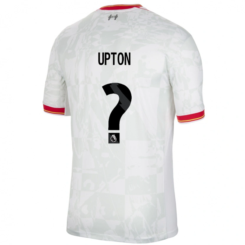 DanxenレディースJoe Upton#0ホワイト レッド ブラックサードユニフォームシャツ2024/25ジャージーユニフォーム