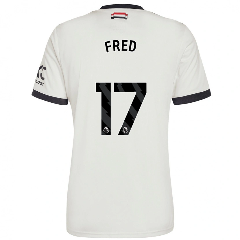 Danxenレディースフレッド#17オフホワイトサードユニフォームシャツ2024/25ジャージーユニフォーム