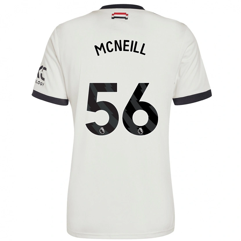 Danxenレディースチャーリー・マクニール#56オフホワイトサードユニフォームシャツ2024/25ジャージーユニフォーム