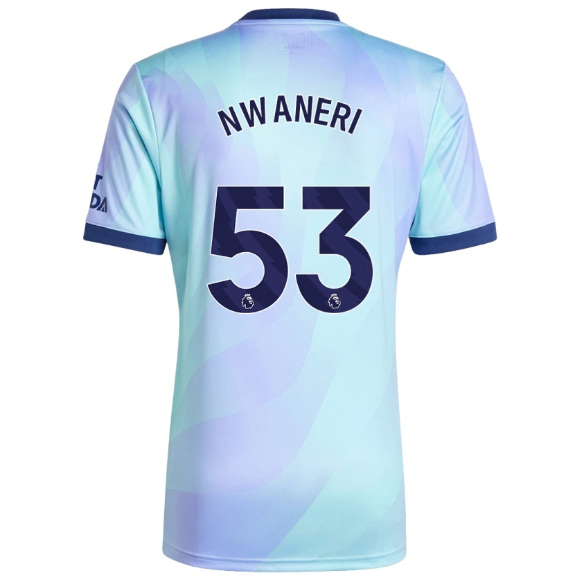 Danxenレディースイーサン・ヌワネリ#53アクアサードユニフォームシャツ2024/25ジャージーユニフォーム