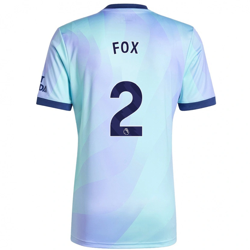 Danxenレディースエミリー・フォックス#2アクアサードユニフォームシャツ2024/25ジャージーユニフォーム