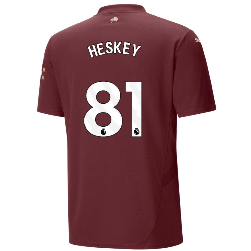 Danxenレディースジェイデン・ヘスキー#81マルーンサードユニフォームシャツ2024/25ジャージーユニフォーム