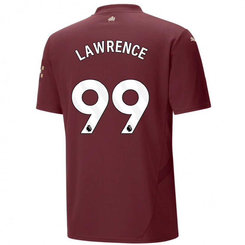 Danxenレディースエミリオ・ローレンス#99マルーンサードユニフォームシャツ2024/25ジャージーユニフォーム