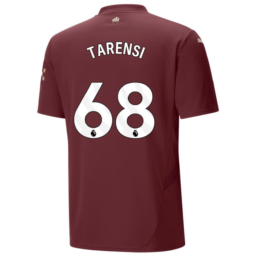 Danxenレディースオスカー・タレンシ・コルドン#68マルーンサードユニフォームシャツ2024/25ジャージーユニフォーム