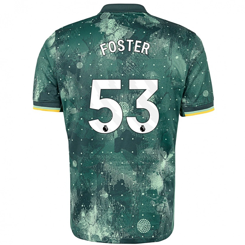 Danxenレディースブルックリン・ライオンズ＝フォスター#53ミントグリーンサードユニフォームシャツ2024/25ジャージーユニフォーム