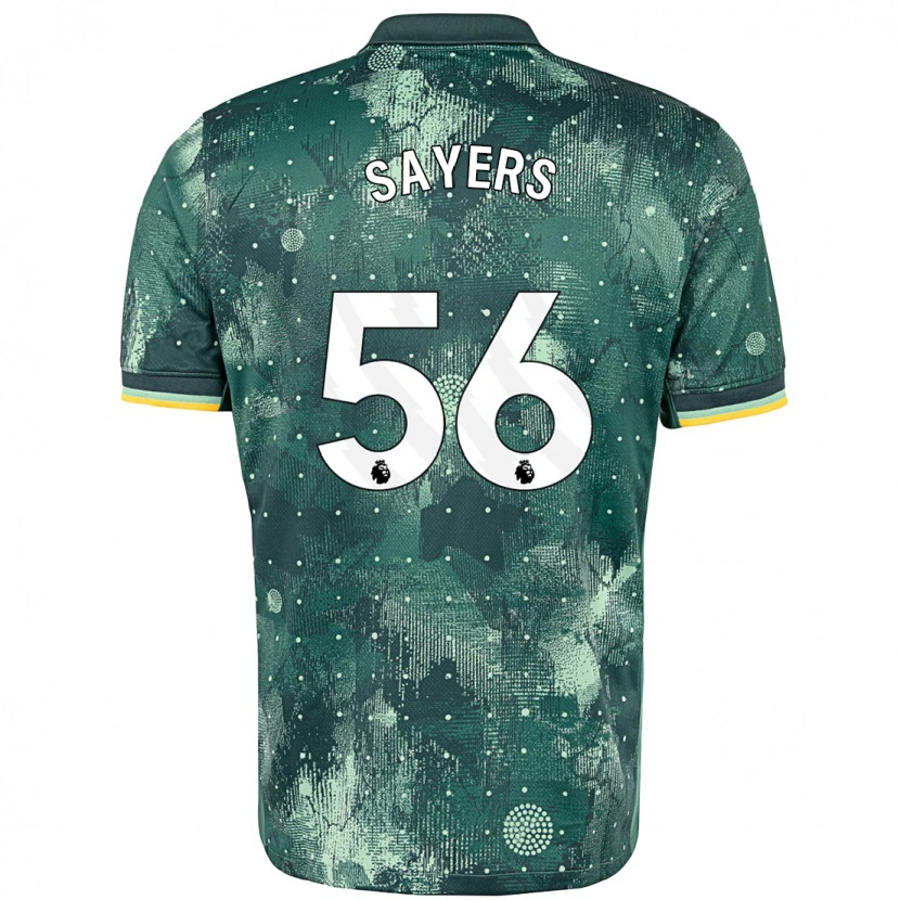 Danxenレディースチャーリーセイヤーズ#56ミントグリーンサードユニフォームシャツ2024/25ジャージーユニフォーム