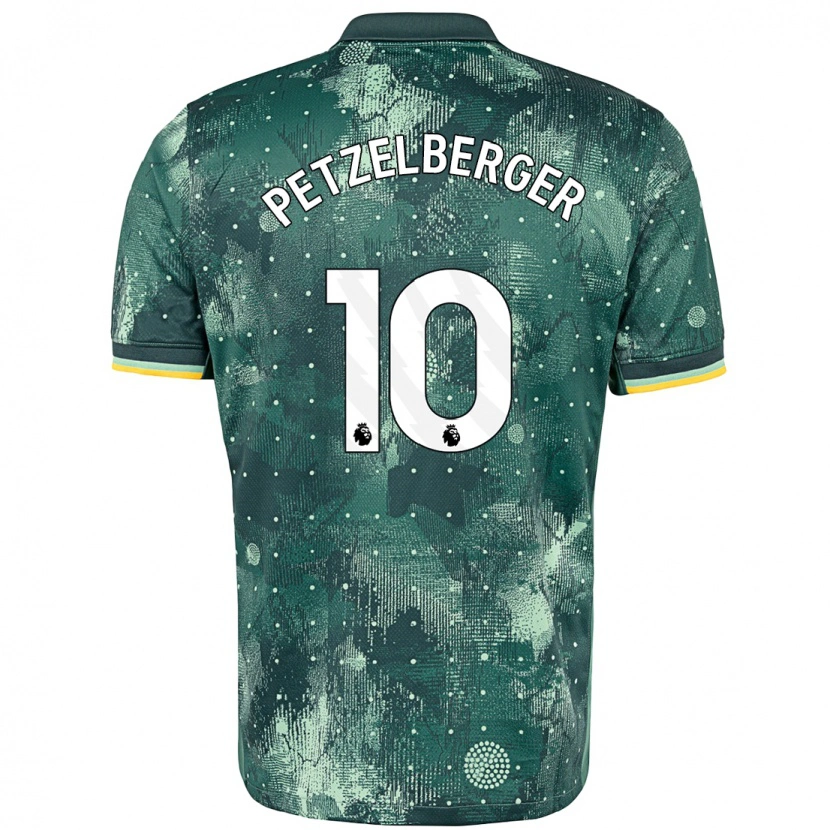 Danxenレディースラモーナ・ペッツェルバーガー#10ミントグリーンサードユニフォームシャツ2024/25ジャージーユニフォーム
