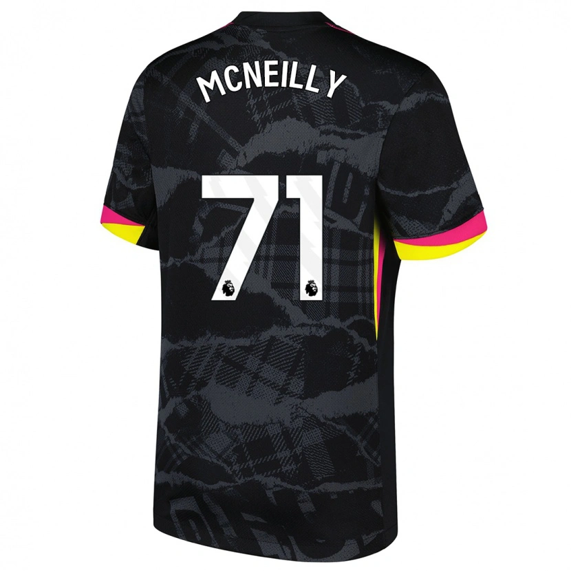Danxenレディースドネル・マクニーリー#71ブラック ピンクサードユニフォームシャツ2024/25ジャージーユニフォーム