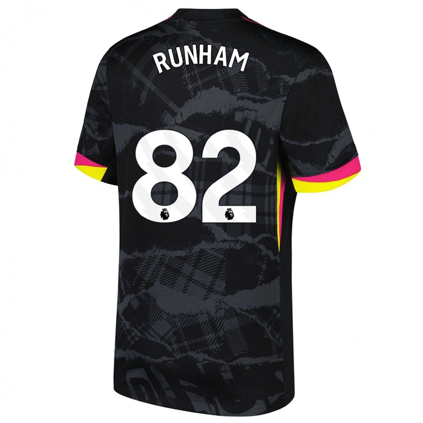 Danxenレディースフランキー・ラナム#82ブラック ピンクサードユニフォームシャツ2024/25ジャージーユニフォーム