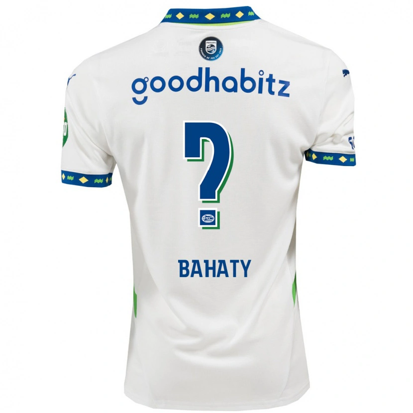DanxenレディースManuel Bahaty#0ホワイト ダークブルーサードユニフォームシャツ2024/25ジャージーユニフォーム