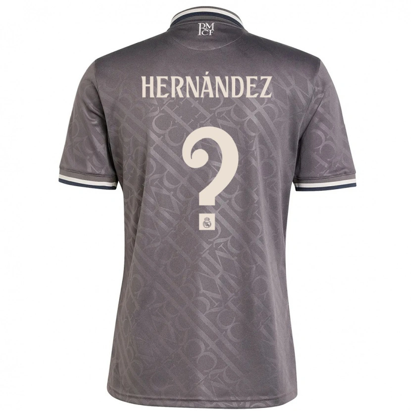 DanxenレディースEnaitz Hernández#0チャコールサードユニフォームシャツ2024/25ジャージーユニフォーム