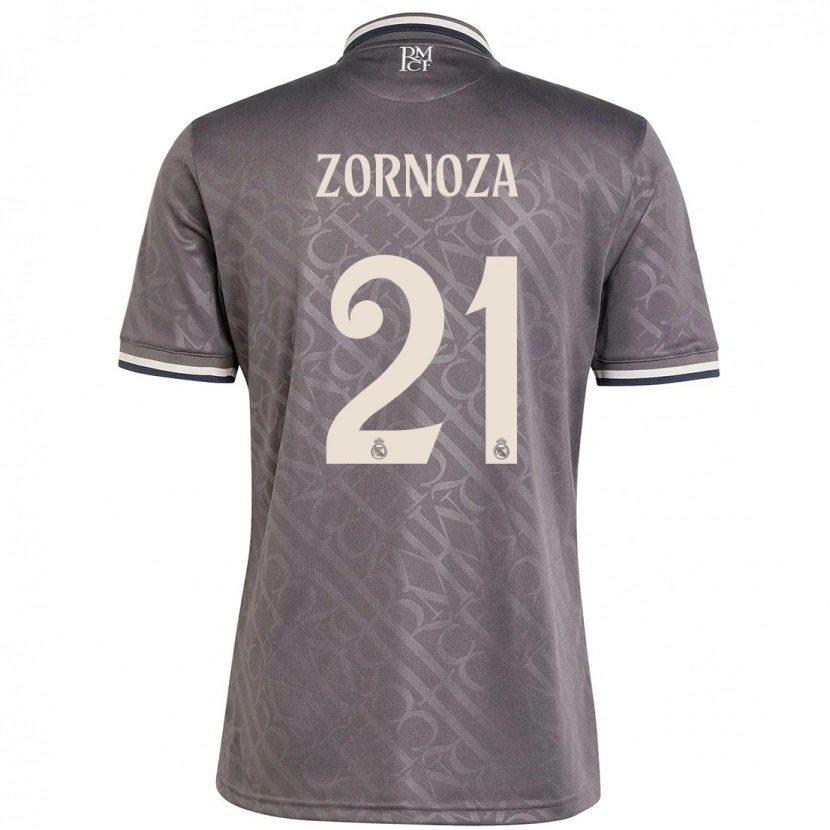 Danxenレディースクラウディア・ゾルノザ#21チャコールサードユニフォームシャツ2024/25ジャージーユニフォーム