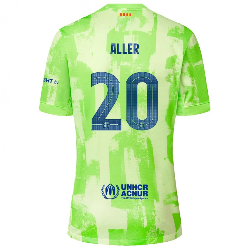 DanxenレディースEder Aller#20ライムサードユニフォームシャツ2024/25ジャージーユニフォーム