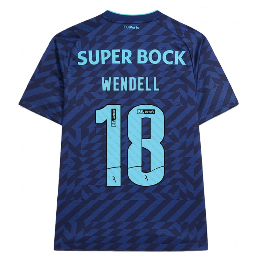 Danxenレディースウェンデル#18ネイビーブルーサードユニフォームシャツ2024/25ジャージーユニフォーム