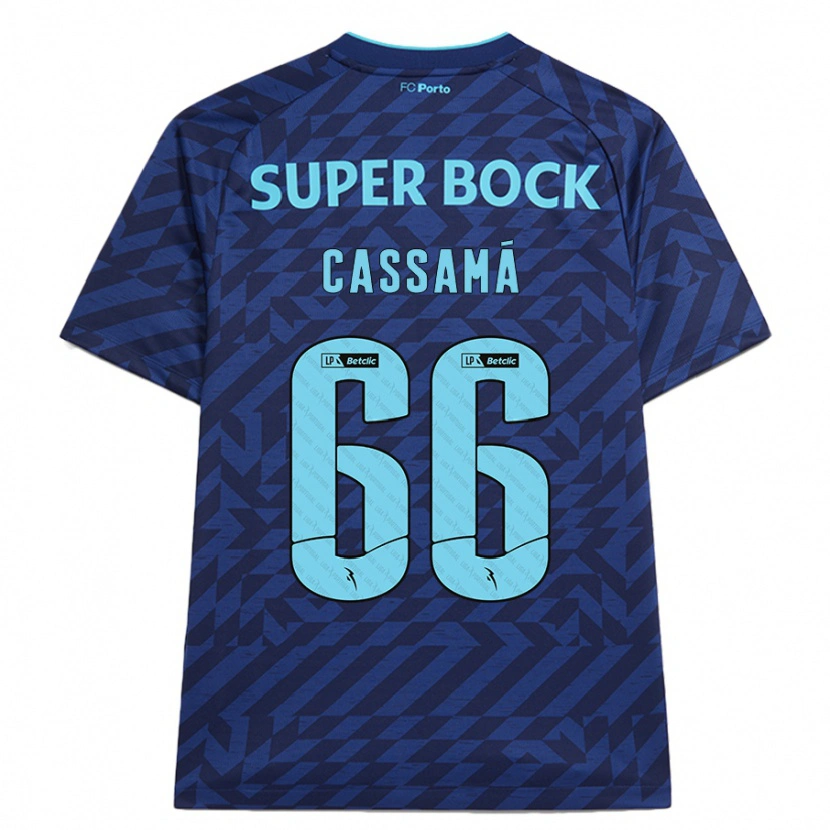 Danxenレディースアドラマネ・カッサマ#66ネイビーブルーサードユニフォームシャツ2024/25ジャージーユニフォーム