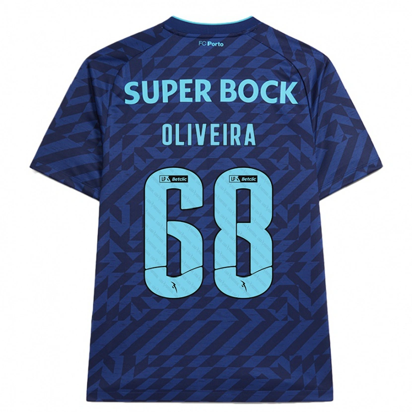 Danxenレディースアンドレ・ルイス・ロッチャ・オリヴェリア#68ネイビーブルーサードユニフォームシャツ2024/25ジャージーユニフォーム