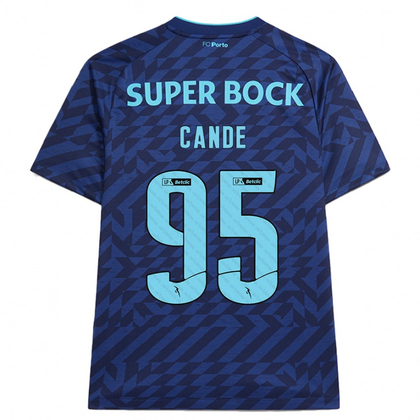 Danxenレディースアンハ・カンデ#95ネイビーブルーサードユニフォームシャツ2024/25ジャージーユニフォーム