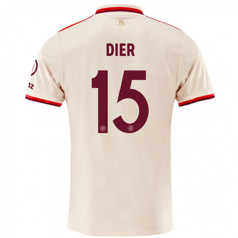 Danxenレディースエリック・ダイアー#15リネンサードユニフォームシャツ2024/25ジャージーユニフォーム
