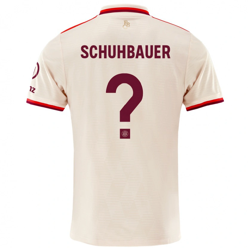 DanxenレディースMaximilian Schuhbauer#0リネンサードユニフォームシャツ2024/25ジャージーユニフォーム