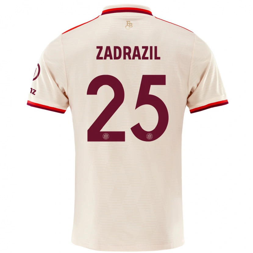 Danxenレディースサラ・ザドラジル#25リネンサードユニフォームシャツ2024/25ジャージーユニフォーム