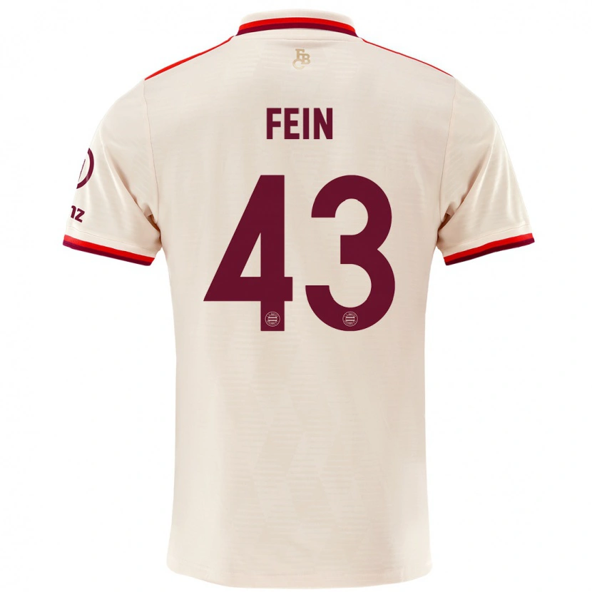 Danxenレディースアドリアン・ファイン#43リネンサードユニフォームシャツ2024/25ジャージーユニフォーム
